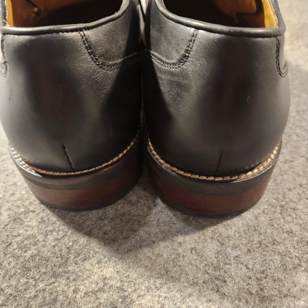 Cole Haan Dress Shoes Mens Size 9.5 Black Leather Oxford Derby‎ C13078